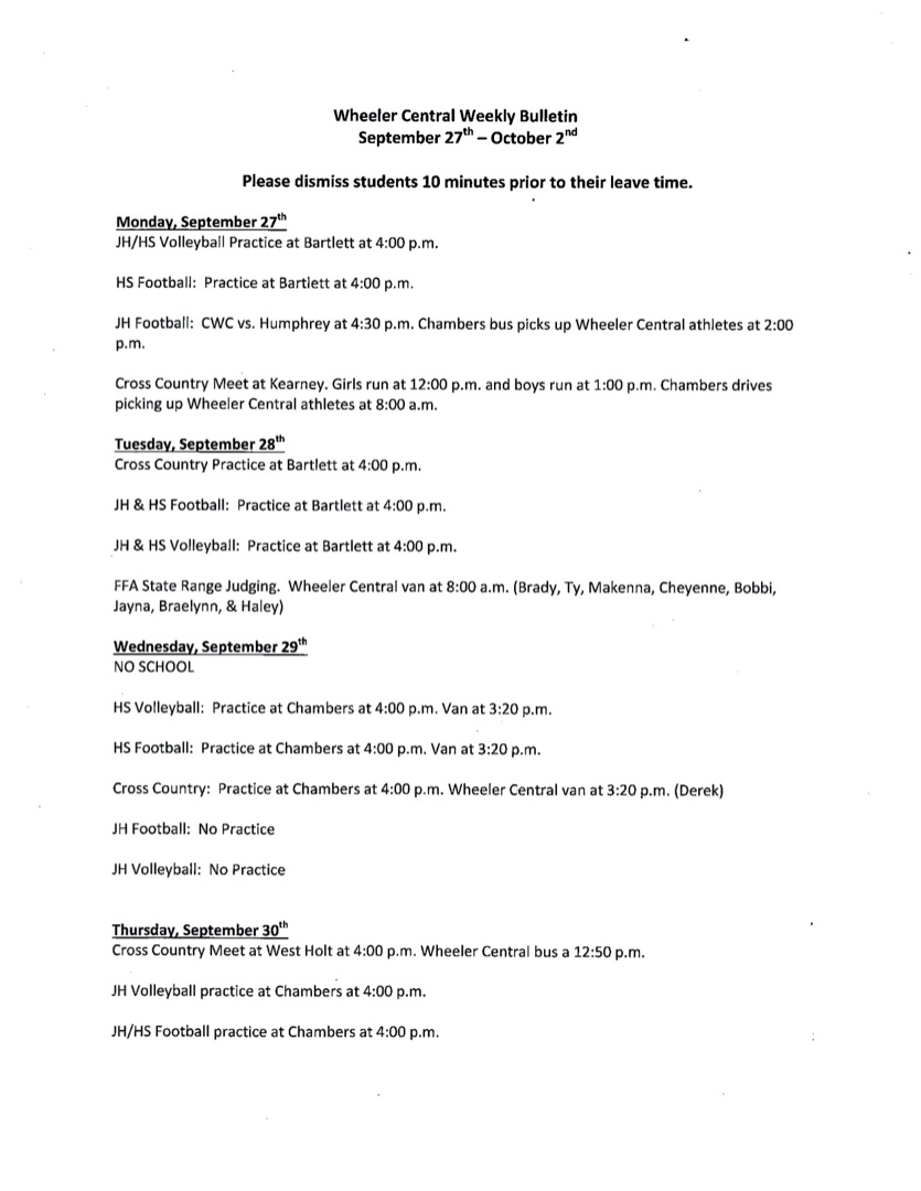 wheeler-central-public-schools-weekly-bulletin-9-27-2021